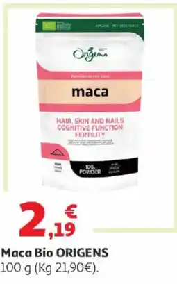 Alcampo ORIGENS Maca Bio oferta
