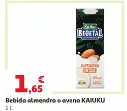 Alcampo KAIUKU Bebida almendra o avena oferta