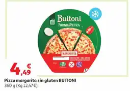 Alcampo BUITONI Pizza margarita sin gluten oferta
