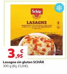 Alcampo SCHÄR Lasagna sin gluten oferta
