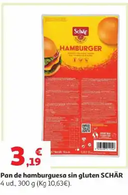Alcampo SCHÄR Pan de hamburguesa sin gluten oferta
