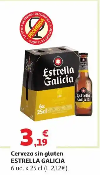 Alcampo ESTRELLA GALICIA Cerveza sin gluten oferta