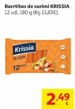 Alcampo KRISSIA Barrtitas de surimi oferta