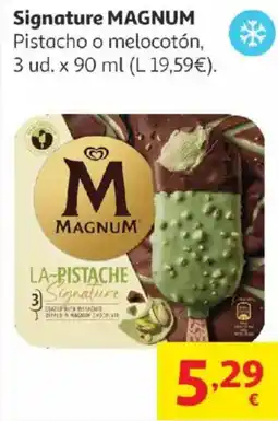 Alcampo MAGNUM Signature Pistacho o melocotón oferta