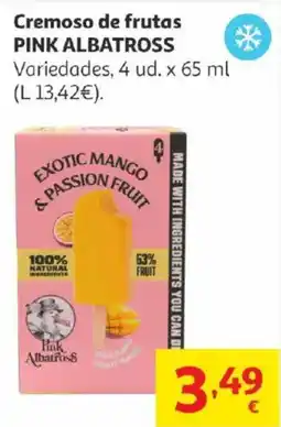 Alcampo PINK ALBATROSS Cremoso de frutas oferta