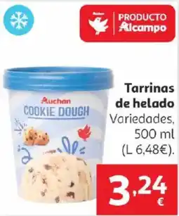 Alcampo Tarrinas de helado oferta