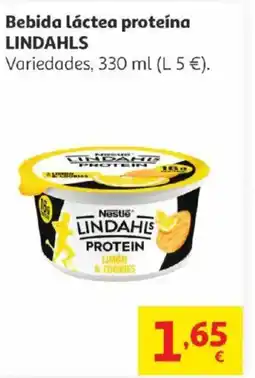 Alcampo LINDAHLS Bebida láctea proteína oferta