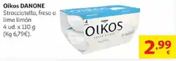 Alcampo DANONE Oikos Stracciatella, fresa o lima limón oferta