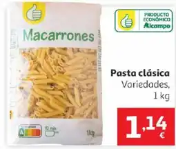 Alcampo Pasta clásica oferta