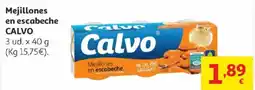 Alcampo CALVO Mejillones en escabeche oferta