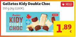 Alcampo AUCHAN Galletas Kidy Double Choc oferta