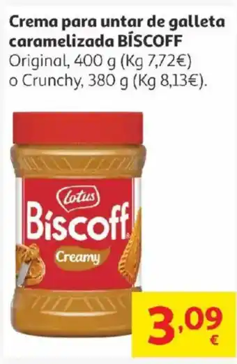 BISCOFF Crema para untar de galleta caramelizada Original o Crunchy