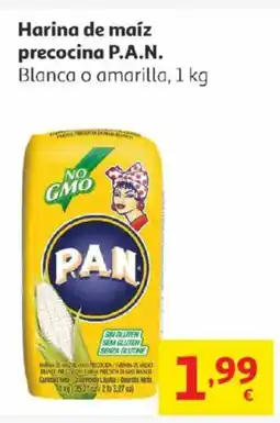Alcampo Harina de maíz precocina P.A.N. Blanca o amarilla oferta