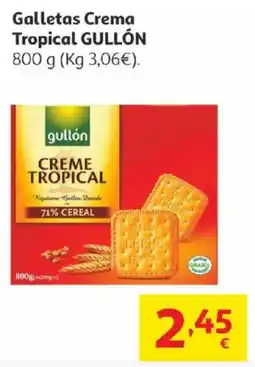 Alcampo GULLÓN Galletas Crema Tropical oferta