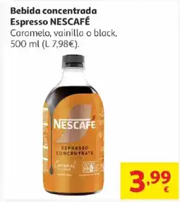 Alcampo NESCAFÉ Bebida concentrada Espresso oferta