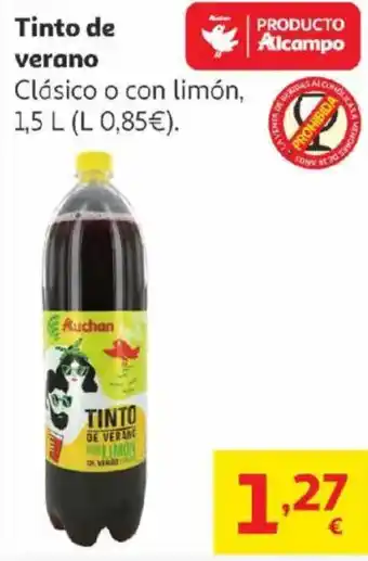 Alcampo Tinto de verano oferta