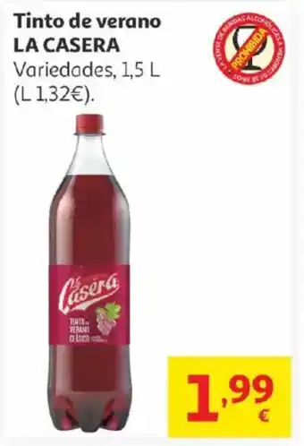 Alcampo LA CASERA Tinto de verano oferta