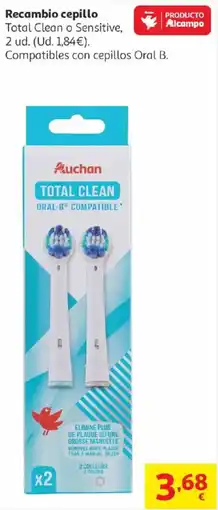 Alcampo AUCHAN Recambio cepillo oferta
