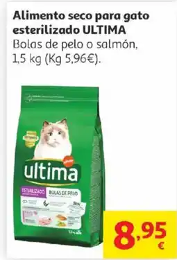 Alcampo ULTIMA Alimento seco para gato esterilizado oferta