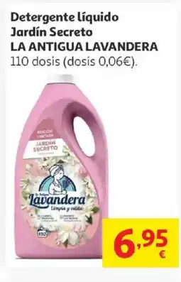Alcampo LA ANTIGUA LAVANDERA Detergente líquido Jardín Secreto oferta