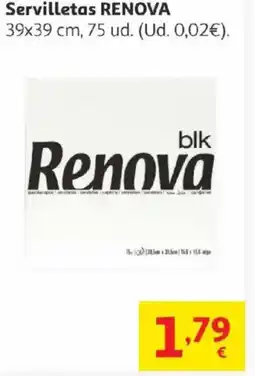 Alcampo RENOVA Servilletas oferta