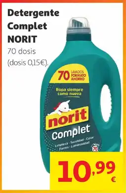 Alcampo NORIT Detergente Complet oferta