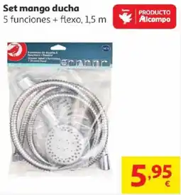 Alcampo Set mango ducha oferta