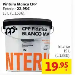 Alcampo Pintura blanca CPP oferta