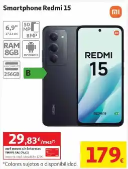 Alcampo REDMI 15 Smartphone oferta