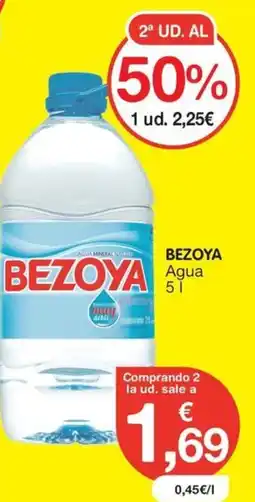CashDiplo BEZOYA Agua oferta