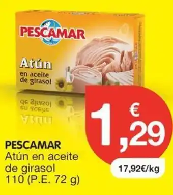CashDiplo PESCAMAR Atún en aceite de girasol oferta