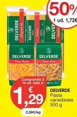 CashDiplo DELVERDE Pasta variedades oferta