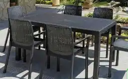 Alcampo Mesa ratán Elegante oferta