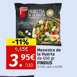 Maskom Supermercados FINDUS Menestra de la Huerta oferta
