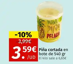 Maskom Supermercados Piña cortada en bote oferta