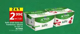 Maskom Supermercados ACTIVIA Kefir drink fresa con franbuesa/ natural oferta