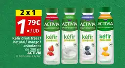 Maskom Supermercados ACTIVIA Kefir drink fresa/ natural/ mango/ arándanos oferta