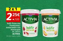 Maskom Supermercados ACTIVIA Kefir fresa con frambuesa/ meloctotón con maracuyar oferta
