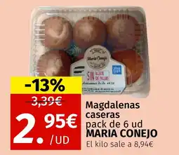 Maskom Supermercados MARIA CONEJO Magdalenas caseras oferta