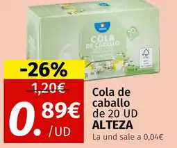 Maskom Supermercados ALTEZA Cola de caballo oferta