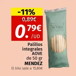 Maskom Supermercados MENDEZ Palillos integrales oferta