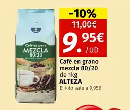Maskom Supermercados ALTEZA Café en grano mezcla 80/20 oferta