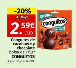 Maskom Supermercados CONGUITOS Conguitos de cacahuete y chocolate bolsa oferta