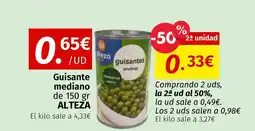 Maskom Supermercados ALTEZA Guisante mediano oferta