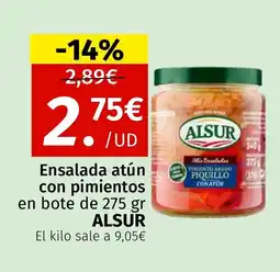 Maskom Supermercados ALSUR Ensalada atún con pimientos oferta