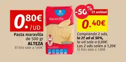 Maskom Supermercados ALTEZA Pasta maravilla oferta