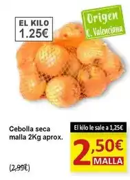 Origen - cebolla seca malla