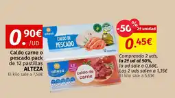 Maskom Supermercados ALTEZA Caldo carne o pescado pack de 12 pastillas oferta