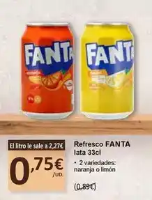 SPAR Fanta - refresco oferta