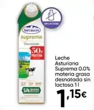 FROIZ La asturiana - leche suprema 0.0% materia grasa desnatada sin lactosa oferta